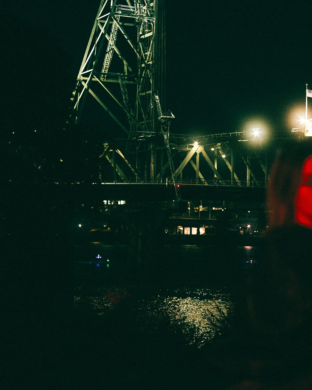Cinematic Night Portraits in Portland: Red Light, Neon, and Double Exposures — photograph 18 of 20